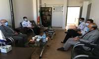 نشست رییس اورژانس پیش بیمارستانی و مدیر حوادث دانشگاه با مدیر شبکه بهداشت و درمان فامنین و مدیر اورژانس 115 شهرستان