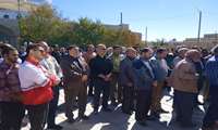 حضور پرشور کارکنان مجموعه بهداشت و درمان شهرستان فامنین در راهپیمایی حمایت از مردم فلسطین 