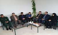 مدیر شبکه بهداشت و درمان با فرمانده سپاه شهرستان فامنین با فرمانده سپاه دیدار کرد
