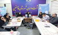 برگزاری جشنواره  غذای   سالم   به  مناسبت طرح ملی پویش تغذیه سالم در مرکز خدمات جامع سلامت شهری فامنین 