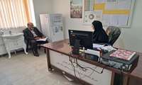 بازدید سرپرست مرکز بهداشت شهرستان فامنین از مرکز خدمات جامع سلامت روستایی نگارخاتون 