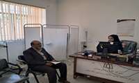 بازدید سرپرست مرکز بهداشت فامنین از مرکز خدمات جامع سلامت روستایی نگارخاتون 