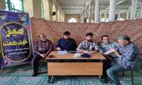  میز خدمت مدیران سلامت و خدمات رسان در نماز جمعه شهرستان فامنین برگزار شد