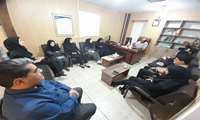 جلسه سرپرست مرکز بهداشت  شهرستان فامنین با مسئولین واحدهای مرکز بهداشت
