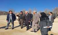 بازدید پروفسور دولتی و ریاست دانشگاه علوم پزشکی همدان از بیمارستان امام حسن ع شهرستان فامنین 