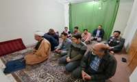برپایی نماز جماعت ظهر و عصر در نمازخانه شبکه بهداشت ودرمان شهرستان فامنین 