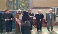 تجلیل از بهورزان مرکز بهداشت در راستای برنامه جوانی جمعیت در نماز جمعه شهرستان فامنین
