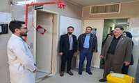 دیدارو بازدید مدیر شبکه بهداشت ودرمان شهرستان فامنین در اولین روز سال 