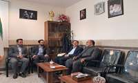 دیدار سرپرست شبکه بهداشت و درمان با رئیس دادگستری و دادستان شهرستان فامنین