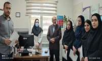 تقدیر از سرکار خانم دکتر شاکری و مراقبین سلامت مرکز خدمات جامع سلامت شهری و روستایی فامنین