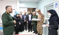 به مناسبت بزرگداشت میلاد با سعادت حضرت زینب کبری (س) و مقام پرستار سرهنگ ربانی فرمانده سپاه ناحیه شهرستان فامنین با حضور در بیمارستان امام حسن (ع)، این روز را به پرستاران و کادر درمان تبریک گفت و از تلاش‌های ایثارگرانه آنان تقدیر کرد.