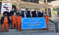 تزریق واکسن کرونا به پاکبانان شهر فامنین  تاریخ؛ ۱۶ فروردین ۹۹  در مراسمی پاکبانان شهرفامنین واکسینه شدند 