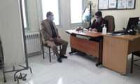 بازدید ریاست محترم مرکز بهداشت شهرستان فامنین جناب آقای دکتر مرادی جامع سلامت روستایی تاوه و 